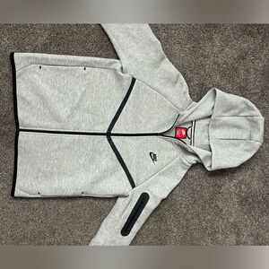 Nike Light Gray Hoodie with Black Details